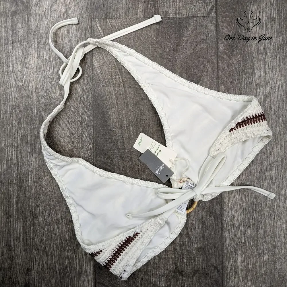 American Eagle Outfitters Aerie Triangle Bikini Top Size M